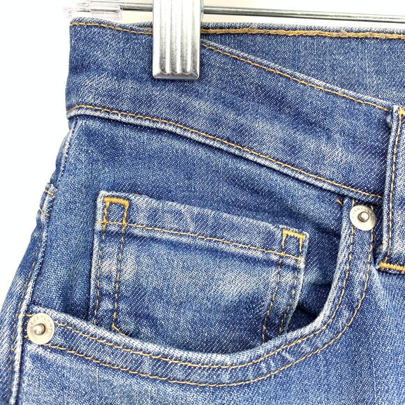 EVERLANE Jeans Women's Size 24 Mid Rise Cotton Ankle Skinny Medium Wash Blue - Picture 5 of 7